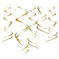 Hanging decoration, gold, 5 pcs - Party Accessories