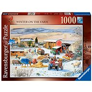 Puzzle Ravensburger 164783 Zima na farmě 1000 dílků