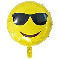 Balón foliový smajlík - smile - brýle - 45 cm - Balonky