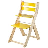 Growing chair Wood Partner Sandy Colour: lacquer/yellow - Growing Chair