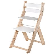 Rostoucí židle Wood Partner Sandy Barva: lak/bílá - Rostoucí židle