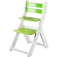 Rostoucí židle Wood Partner Sandy Kombi Barva: bílá/zelená - Rostoucí židle