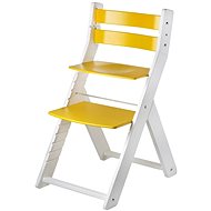 Rostoucí židle Wood Partner Sandy Kombi Barva: bílá/žlutá - Rostoucí židle
