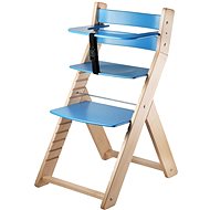 Rostoucí židle Wood Partner Luca Barva: lak/modrá - Rostoucí židle