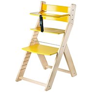Rostoucí židle Wood Partner Luca Barva: lak/žlutá - Rostoucí židle