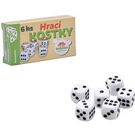 Hrací kostky společenská hra 6ks v krabičce
