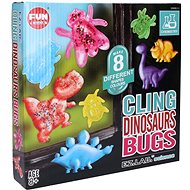 Funkidz Sticky dinosaurs and bugs on the window - DIY for Children