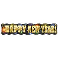 Girlanda Happy New Year - Silvestr - 130 cm - Party doplňky