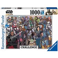 Ravensburger puzzle 167708 Challenge Puzzle: Star Wars: Mandalorian 1000 dílků  - Puzzle