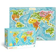 Puzzle Mapa Světa -100 dílků - Puzzle