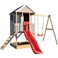 Domeček dětský dřevěný Veranda s houpačkou - Dětský domeček