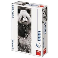 Dino panda v trávě 1000 panoramic puzzle 