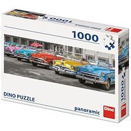 Dino sraz bouráků 1000 panoramic puzzle - Puzzle