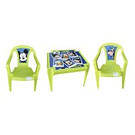Dětský nábytek IPAE - DISNEY sada MICKEY 2 židličky + stoleček