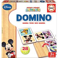 Dřevěné domino Mickey a Minnie