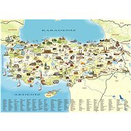 Puzzle Turecko: Kulturní mapa 260 dílků - Puzzle