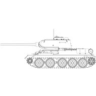 Classic Kit tank A1361 - T34/85 112 Factory Production