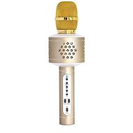 Teddies Mikrofon karaoke Bluetooth zlatý - Dětský mikrofon
