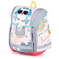 Karton P+P - Školní batoh Premium Light Lama - Aktovka