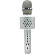 Teddies Mikrofon karaoke Bluetooth stříbrný - Dětský mikrofon