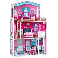 Woody Barevný domeček "Mirabella" s výtahem - Domeček pro panenky