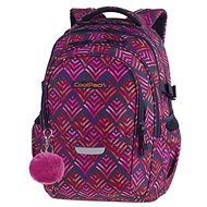 Školní batoh Factor Hawaii pink - Školní batoh