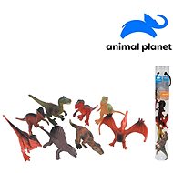 Zvířátka v tubě  -dinosauři, 7 - 11 cm, mobilní aplikace pro zobrazení zvířátek, 8 ks - Figurky