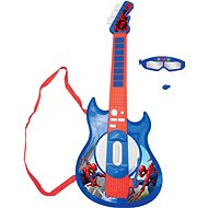 Lexibook Spider-Man Elektronická svítící kytara s mikrofonem ve tvaru brýlí - Hudební hračka