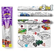 Pexi Malovací ubrusy 3 ks - Auta (Car park) - Malování pro děti