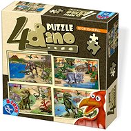 D-Toys Puzzle Dinosauři 4v1 (12,24,35,48 dílků) - Puzzle