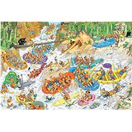 Jumbo Puzzle Rafting na divoké vodě 1500 dílků - Puzzle