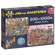 Jumbo Puzzle Recepce 500 dílků + Německá pivní slavnost 1000 dílků - Puzzle