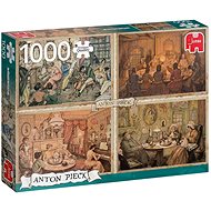 Jumbo Puzzle Setkání v obývacím pokoji 1000 dílků - Puzzle