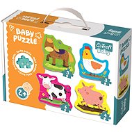Trefl Baby puzzle Zvířata na farmě 4v1 (3,4,5,6 dílků) - Puzzle