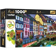 Trefl Puzzle s třídičem 2v1 Colmar, Francie 1000 dílků - Puzzle