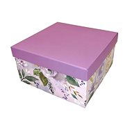 Dárková krabička Purple flower vel. L 