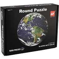 Teddies Puzzle kulaté Zeměkoule 1000 dílků