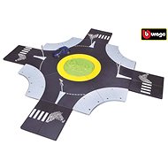 Bburago city 1:43 18-31520 Kruhový objezd - Příslušenství pro autodráhu