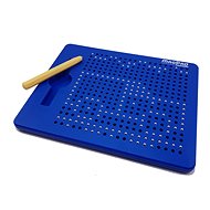 Magnetická kreslící tabulka Magpad - modrá - 380 kuliček - Magnetická tabulka