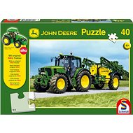 Schmidt Puzzle John Deere Traktor 6630 s postřikovačem 40 dílků + model SIKU - Puzzle