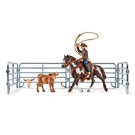 Figurky Schleich Kovboj s lasem na koni a příslušenství 41418