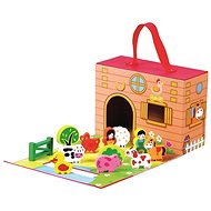 Didaktická hračka Farma v cestovním kufříku - Didaktická hračka