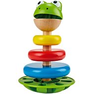 Hape Skládací žabák - Navlékací kroužky