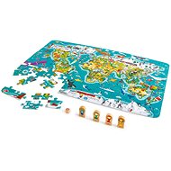 Hape Mapa světa 2 v 1 - Puzzle