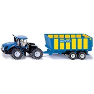 Siku Farmer - Traktor New Holland s přívěsem Joskin - Kovový model