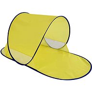 Teddies Stan plážový s UV filtrem samorozkládací ovál žlutý - Plážový stan