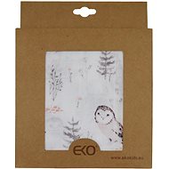 EKO Přikrývka bambusová mušelínová Owls 120x120 cm - Přikrývka