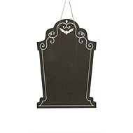 Náhrobní tabule s křídou 25 x 38 cm - halloween - Dekorace