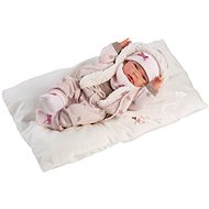 Llorens 73882 New Born Holčička - realistická panenka miminko s celovinylovým tělem - 40 cm  - Panenka