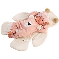 Llorens 63644 New Born - realistická panenka miminko se zvuky a měkkým látkový tělem - 36 cm